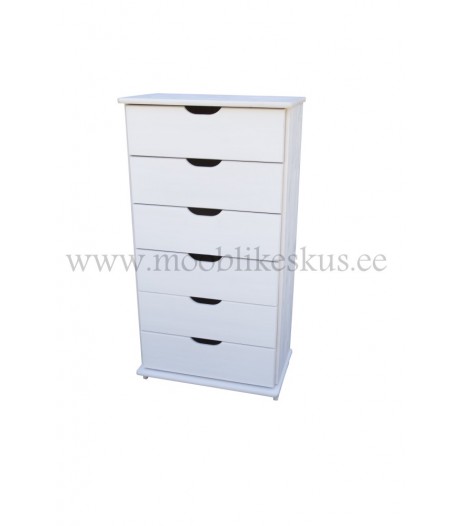 Kummut Mart 65cm 6 sahtlit