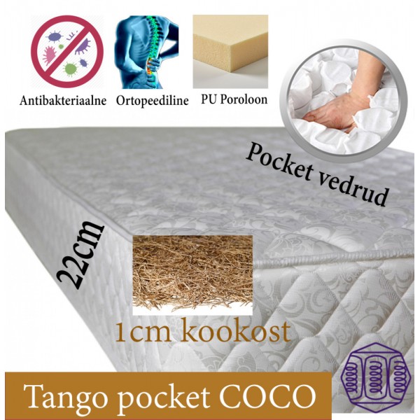 Pocket Vedrumadrats Tango Kookos KOHE OLEMAS!