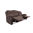 Diivan DIXON 3-kohaline recliner, pruun