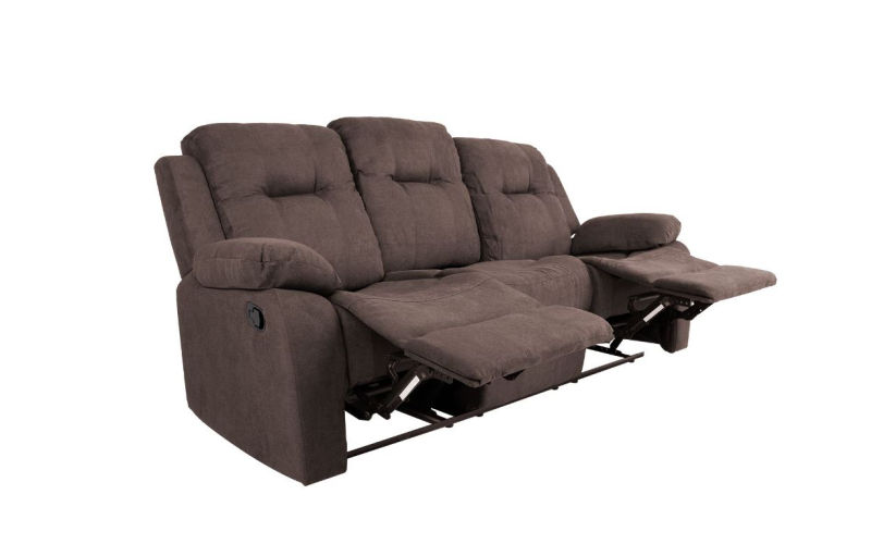 Diivan DIXON 3-kohaline recliner, pruun