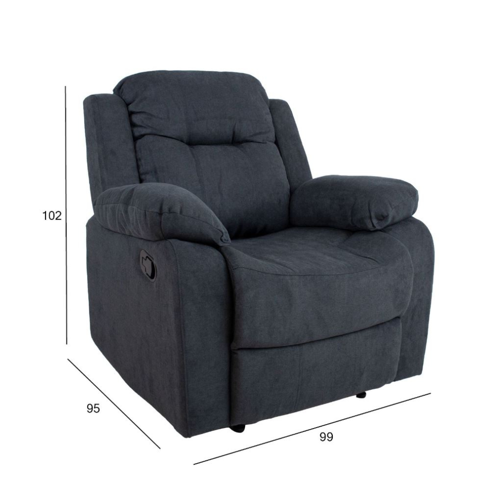 Tugitool DIXON recliner, tumehall