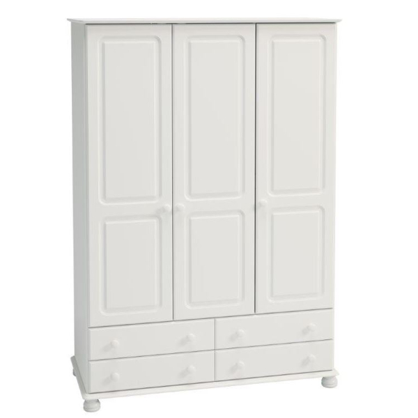 Riidekapp Richmond 130cm valge