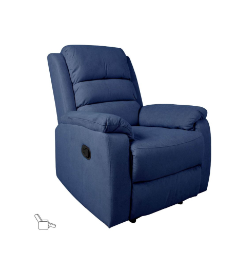 Tugitool MANUEL manuaalne recliner, tumesinine