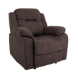 Tugitool DIXON recliner, pruun kangas