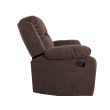 Tugitool DIXON recliner, pruun kangas