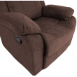 Tugitool DIXON recliner, pruun kangas