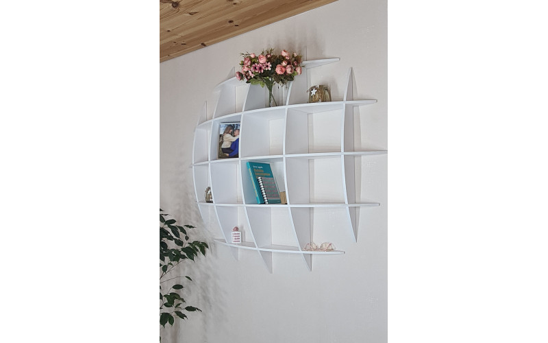 Seinariiul TÄISKUU 129cm valge