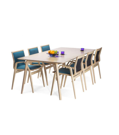 Laua ja toolide komplekt MILONGA  220cm*90cm
