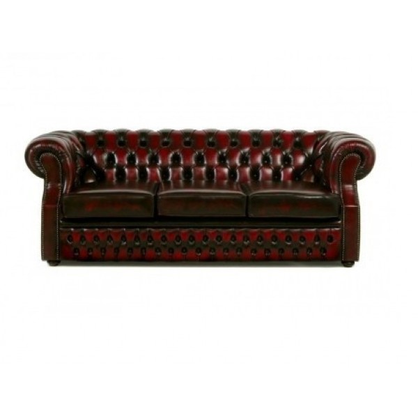 Diivan Chesterfield nahk L: 212cm