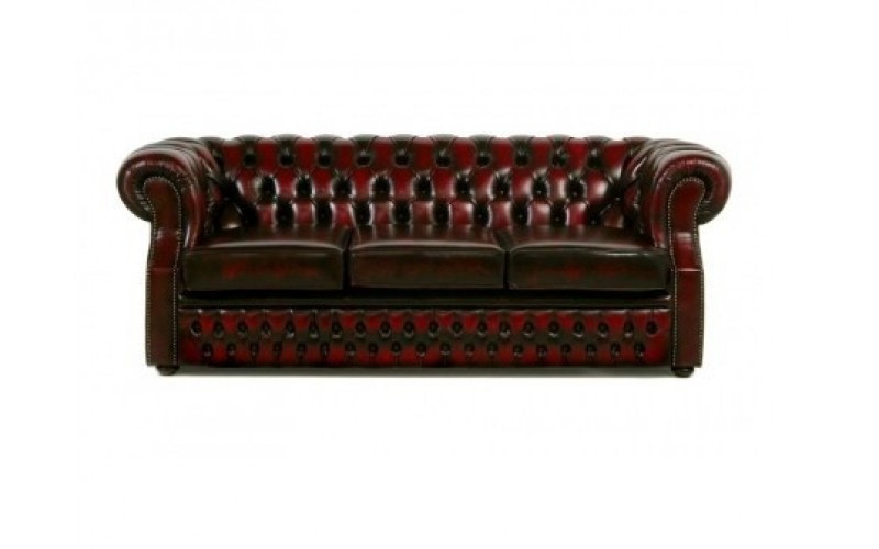 Diivan Chesterfield nahk L: 212cm