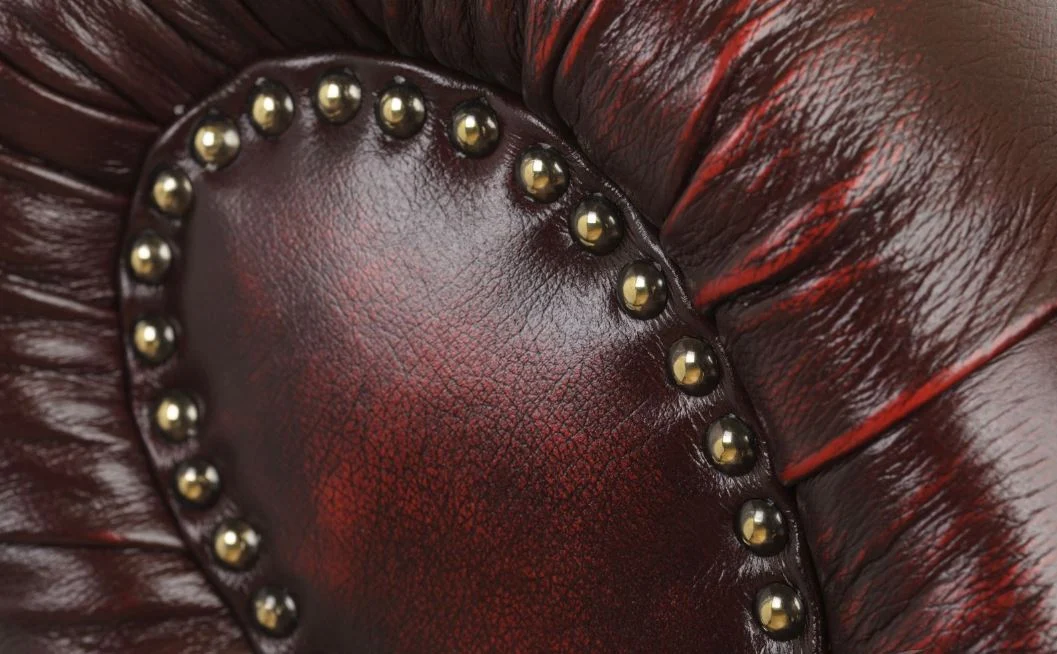 Diivan Chesterfield nahk L: 212cm