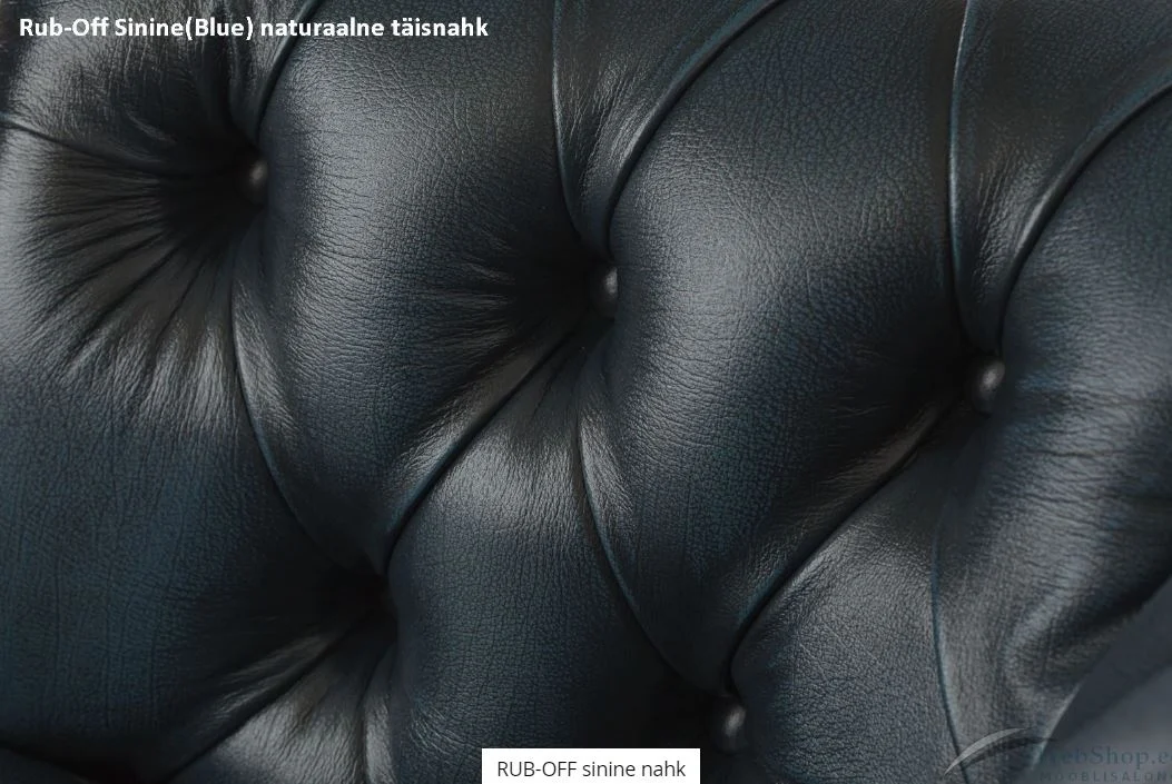 Diivan Chesterfield nahk L: 212cm