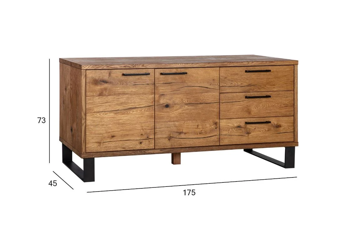 Kummut ROTTERDAM 175*45*73cm TAMM