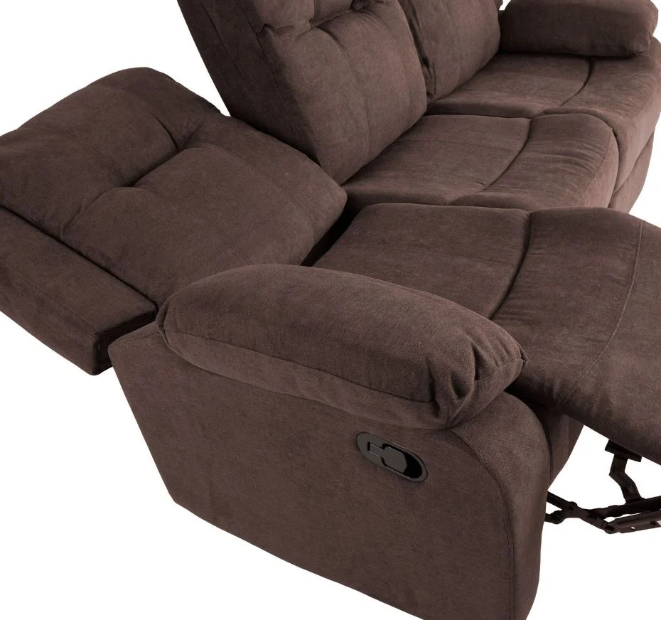 Tugitool DIXON recliner, pruun kangas