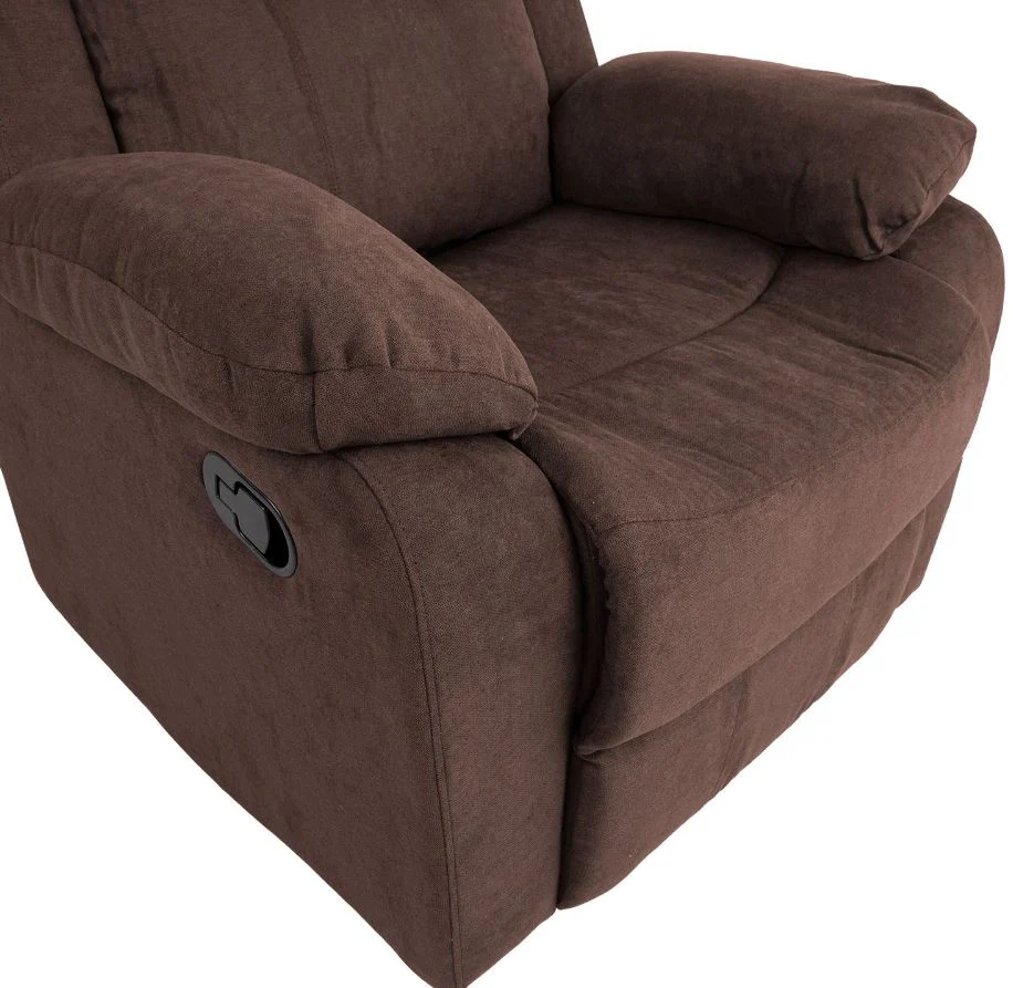 Tugitool DIXON recliner, pruun kangas