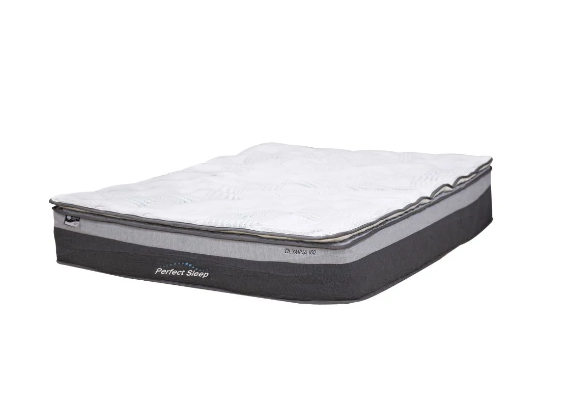 Voodi EMILIA 160*200cm, madratsiga HARMONY TOP, beez