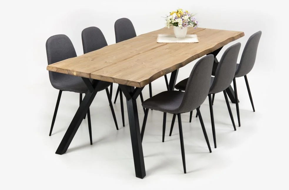 Söögilaud LANA 200*89*K-76 puidust jalgadega