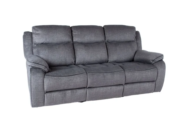 Diivan GENTRY 3-kohaline recliner 210cm, hall kangas