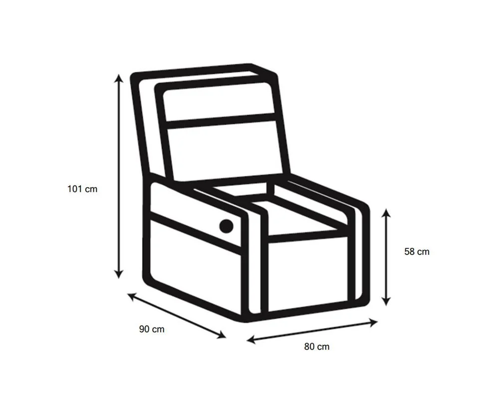 Tugitool SABIA recliner tumehall